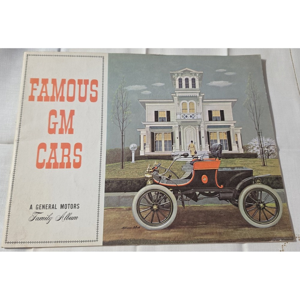Famous GM Cars A General Motors Family Album Vintage Book Collectible